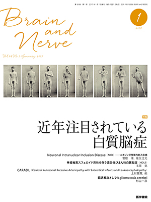 BRAIN and NERVE　1月号